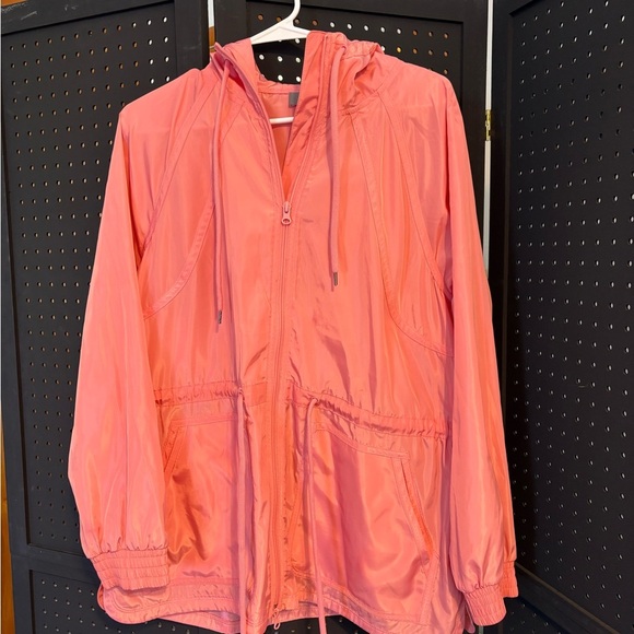 Talbots Vibrant Coral Hooded Jacket - Picture 1 of 9